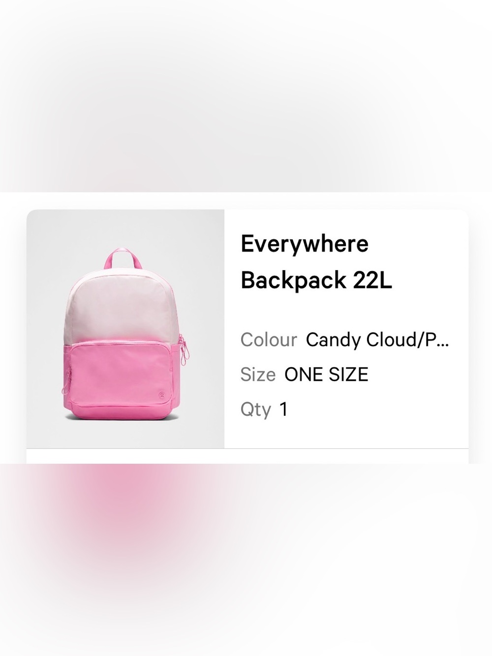 Everywhere Backpack Candy Pink